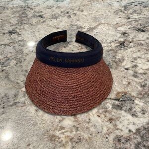 Helen Kaminski Marina Raffia Straw Visor